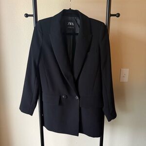 Zara Elegant Black Women's Blazer